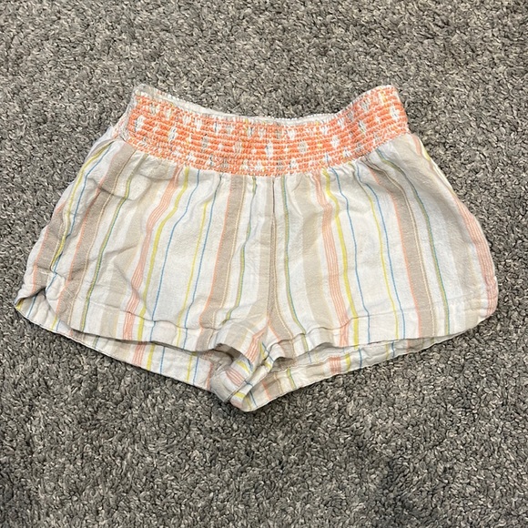 art class | Striped Pull On Shorts for Toddler Girl - Picture 4 of 4
